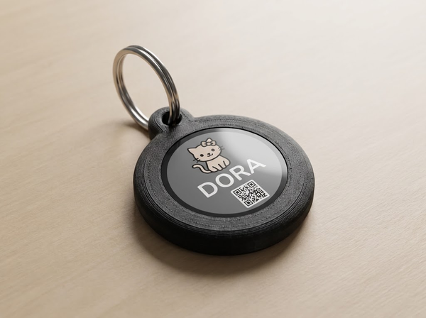 Medalla Inteligente para Collar – Identificación NFC y Perfil Digital
